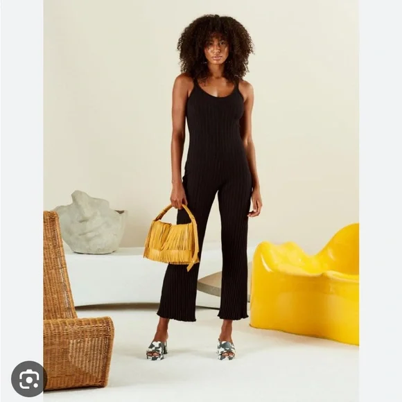 Simon Miller Malo Rib-Knit Jumpsuit S - Picture 2 of 7